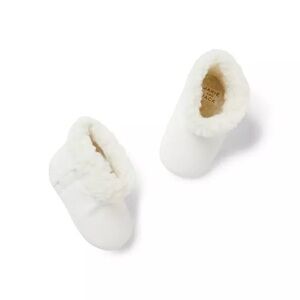 NWT Janie and Jack Sherpa Lined Booties